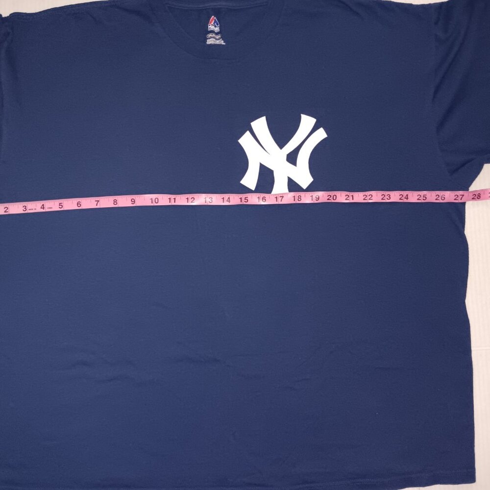 MAJESTIC NEW YORK YANKEES BASEBALL TEAM TEE SHIRT - Picture 9 of 9